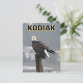 Kale adelaar in Kodiak, Alaska Briefkaart (Staand voorkant)