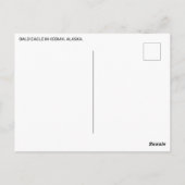 Kale adelaar in Kodiak, Alaska Briefkaart (Achterkant)