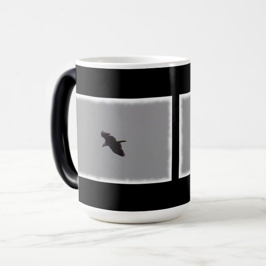 Kale Adelaar in vlucht Morphing Mok (Voorkant links)