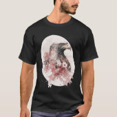 Kale adelaar Japanse kersenbloesem Sakura vogel va T-shirt (Voorkant)