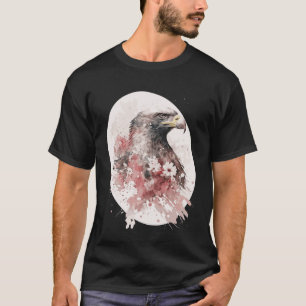Kale adelaar Japanse kersenbloesem Sakura vogel va T-shirt