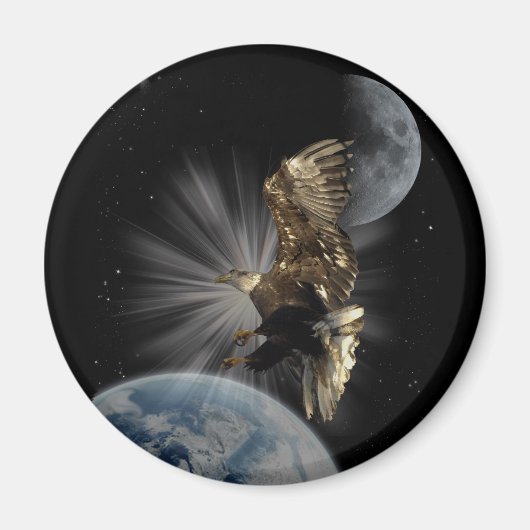 Kale adelaar magneten (Voorkant)