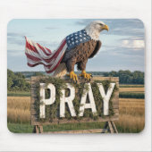 Kale adelaar met bidprentje muismat (Voorkant)