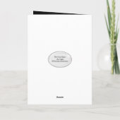 Kale adelaar met felicitaties Afstudeerder Diploma Kaart (Achterkant)