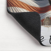 Kale adelaar met stembord muismat (Hoek)