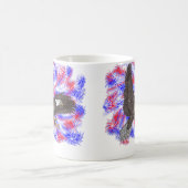 Kale adelaar met vuurwerk koffiemok (Center)