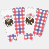 Kale adelaar met vuurwerk – VS 250 jaar 1776-2026 Bedankdoosjes (Ongevouwen)