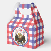 Kale adelaar met vuurwerk – VS 250 jaar 1776-2026 Bedankdoosjes (Achterkant)