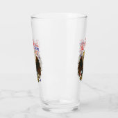 Kale adelaar met vuurwerk – VS 250 jaar 1776-2026 Glas (Links)