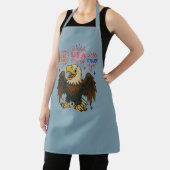 Kale adelaar met vuurwerk – VS 250 jaar 1776-2026 Schort (Insitu)