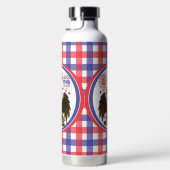 Kale adelaar met vuurwerk – VS 250 jaar 1776-2026 Waterfles (Rechts)