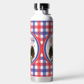 Kale adelaar met vuurwerk – VS 250 jaar 1776-2026 Waterfles (Links)