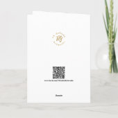 Kale adelaar met zalm Pacific Northwest Blank Feestdagen Kaart (Achterkant)