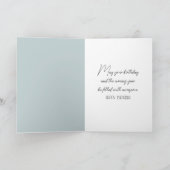 Kale adelaar op Cairn met Amerikaanse vlag Kaart (Binnen)