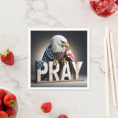 Kale Adelaar op een bidbord Servet (Insitu)