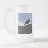 Kale adelaar op hoge grond #2 matglas bierpul (Links)