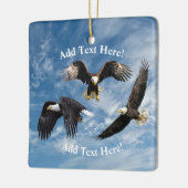 Kale adelaar stijgende keramische Ornament (Links)