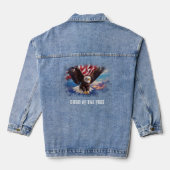*~* Kale Adelaar USA Vlag AP27 Sky Patriottische G Denim Jacket (Achterkant)