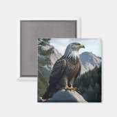 Kale adelaar's Wildlife: Aquila roofvogel, Erne Magneet (Voorkant / Achterkant)