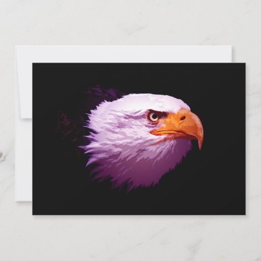 Kale American Eagle uitnodiging - Eagle nodigt uit (Voorkant)