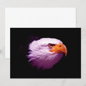 Kale American Eagle uitnodiging - Eagle nodigt uit (Voorkant / Achterkant)