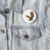 kale arend ronde button 5,7 cm (In situ)