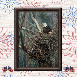 Kale Baldadelaar Nest Bosland Kunst Poster