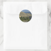Kale Bergen Ronde Sticker (Tas)
