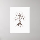 Kale boom canvas afdruk (Voorkant)