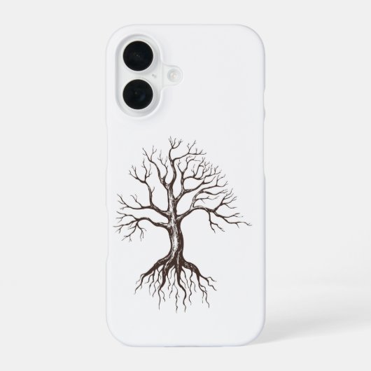 Kale boom iPhone 16 hoesje (Achterkant)
