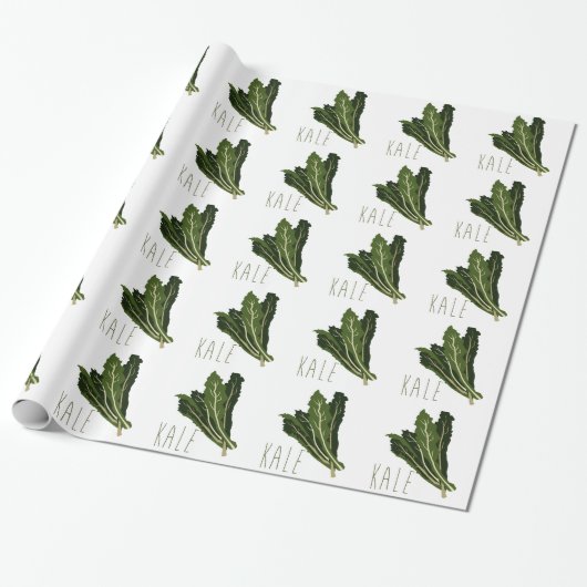 Kale Cadeaupapier (Uitgerold)
