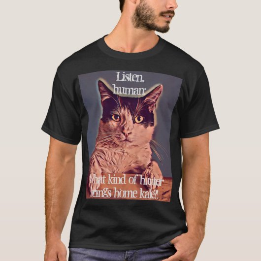 Kale Cat T-shirt (Voorkant)