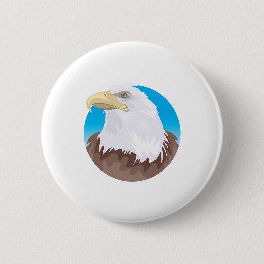 kale cirkel ontwerp ronde button 5,7 cm (Voorkant)