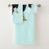 Kale Eagle Flying Blue Badhanddoeken - Aangepaste  Bad Handdoek (Insitu)