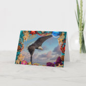 Kale Eagle Kerst Kaart (Voorkant)