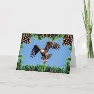 Kale Eagle Kerst Kaart