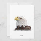 Kale Eagle Kerst Kaart (Achterkant)