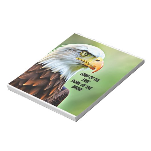 Kale Eagle Land van de Vrij Notitieblok (Linkerzijde)