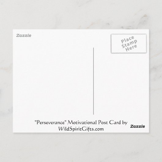 Kale Eagle Motivatie Briefkaarten (Achterkant)