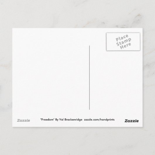 Kale Eagle Motivatie Briefkaarten (Achterkant)