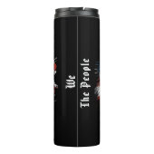 *~* Kale EAGLE Patriottisch Wij De Mensen Vlag AP1 Thermosbeker (Achterkant)