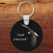 Kale Eagle Wildlife Wild-Bird Fun Key-chain Sleutelhanger (Voorkant)