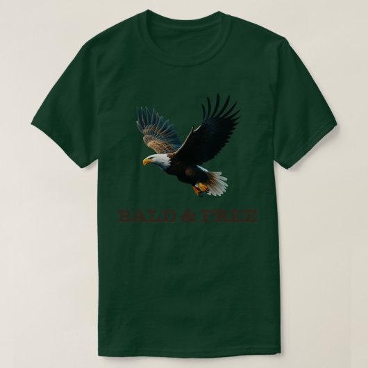 Kale en Free Eagle T-shirt (Design voorkant)