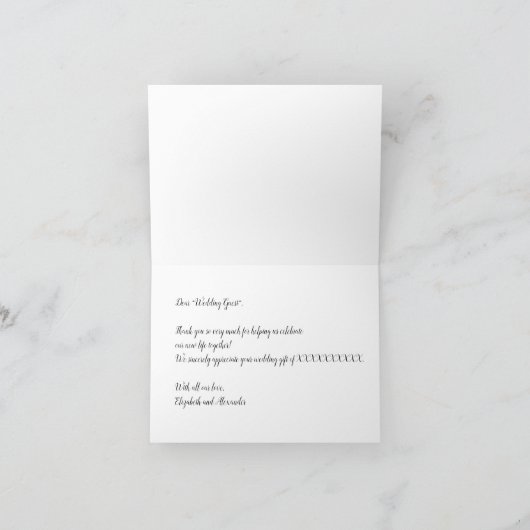 Kale Fun/ Thanksgiving Trouw Trouwkaart Feestdagen Kaart (Binnen)