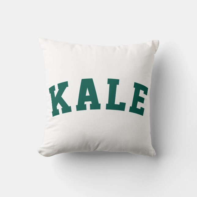Kale Funny Vegan Style Kussen (Voorkant)
