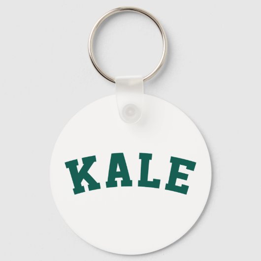 Kale Funny Vegan Style Sleutelhanger (Voorkant)