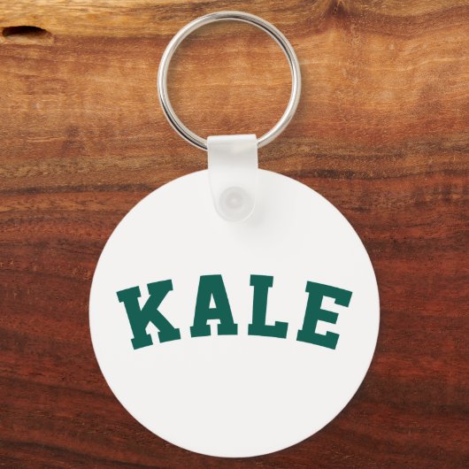 Kale Funny Vegan Style Sleutelhanger (Voorkant)