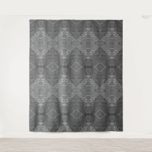 Kale Ikat 4 B&W Wandkleed