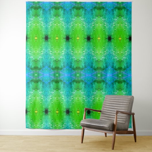 Kale Ikat 7 x GL Wandkleed (In situ)