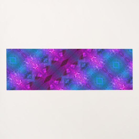 Kale Ikat 8 Miami Yogamat (Achterkant (horizontaal))